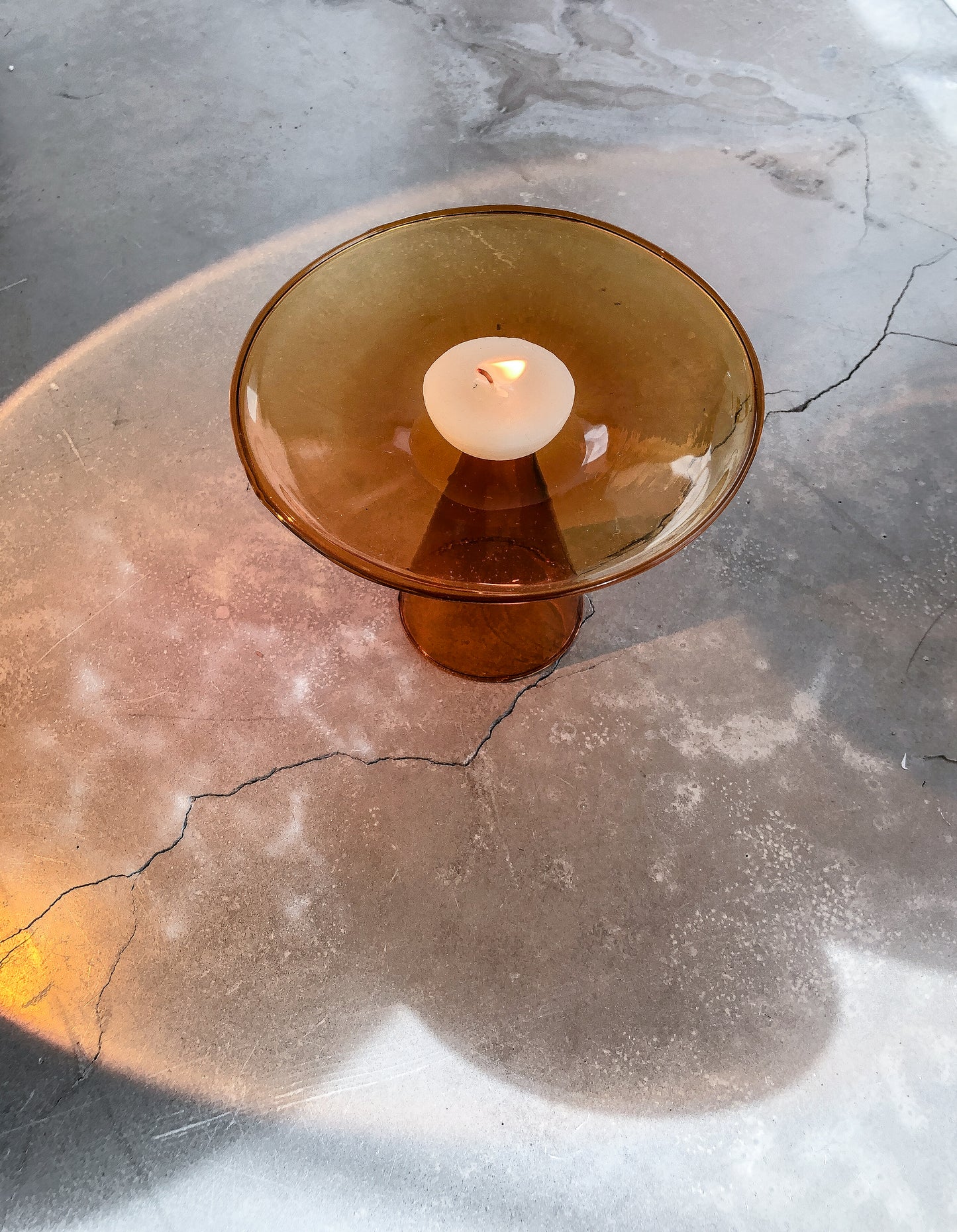 Amber Reversible Tealight & Incense Holder by Prose Décor