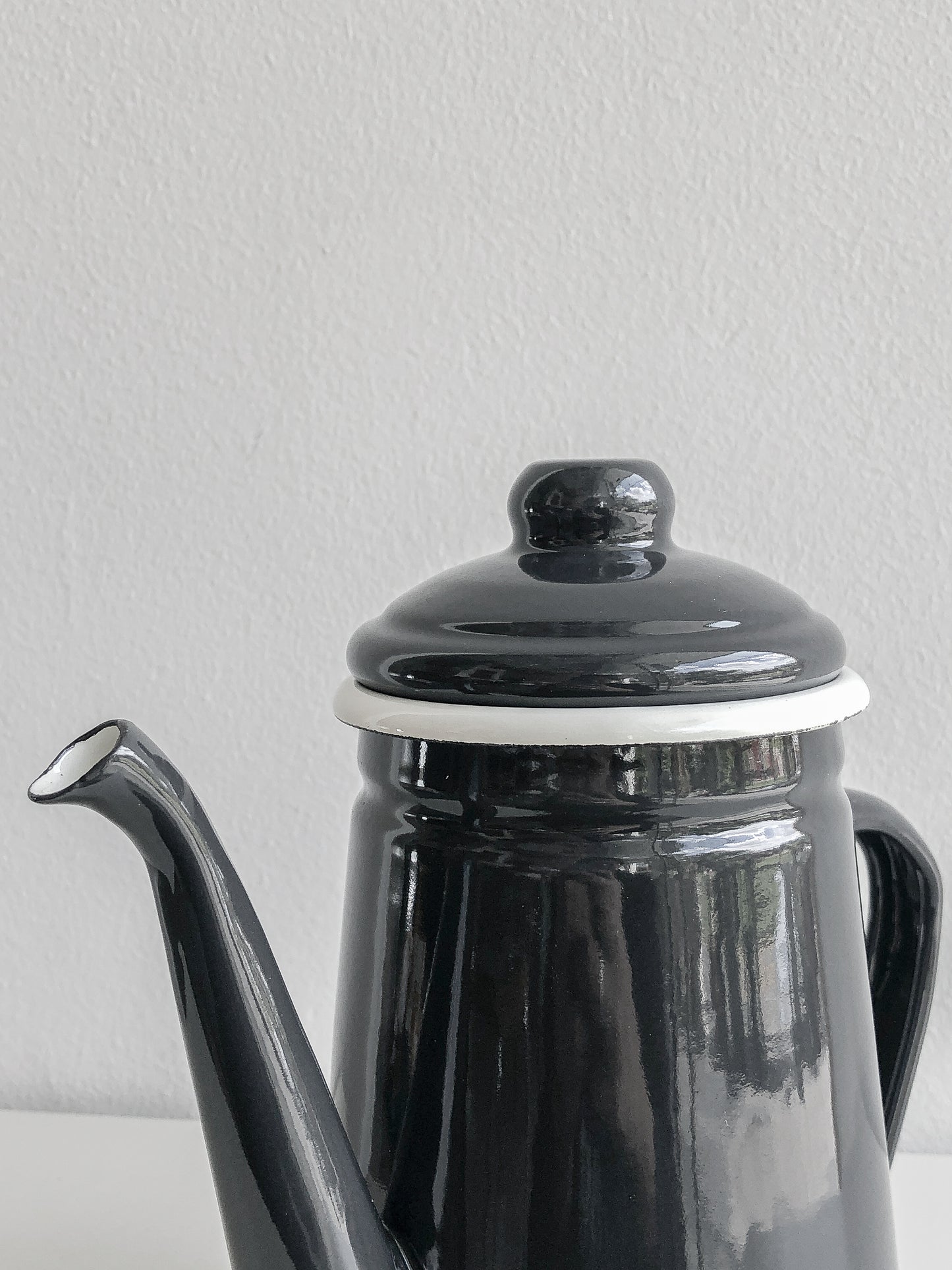 Mono Enamel Coffee Pot by Garden Trading