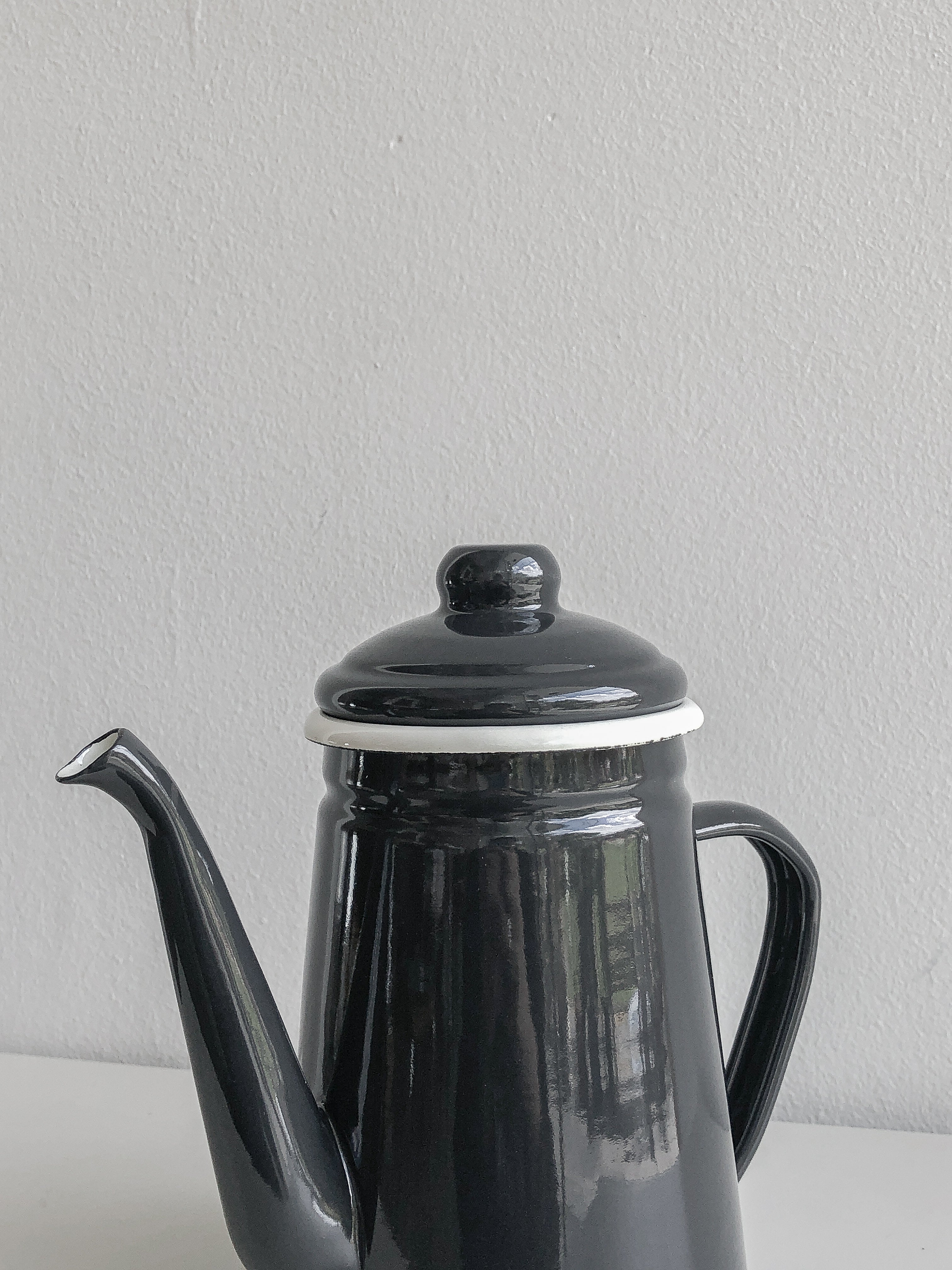 Mono Enamel Coffee Pot by Garden Trading