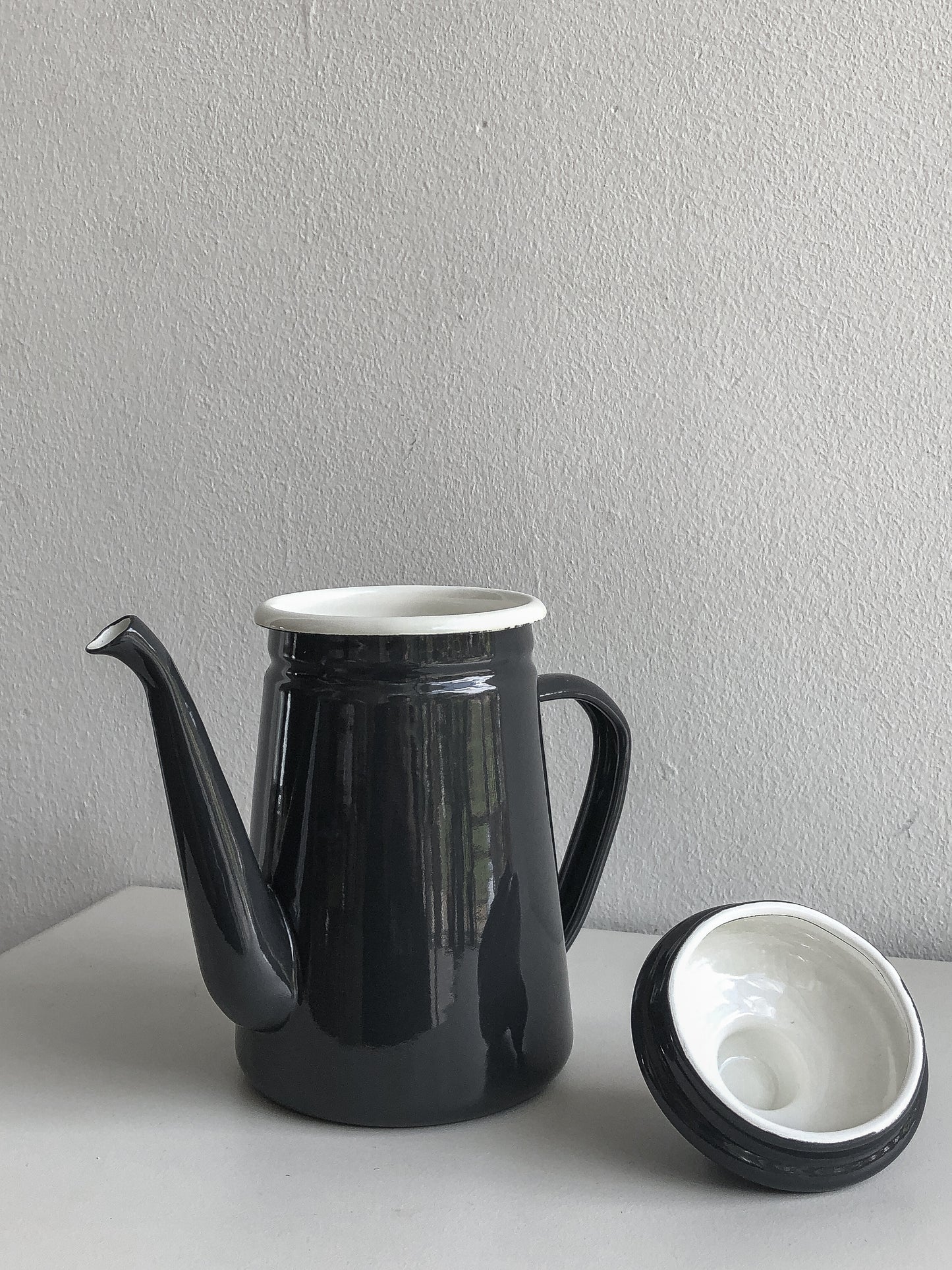 Mono Enamel Coffee Pot by Garden Trading