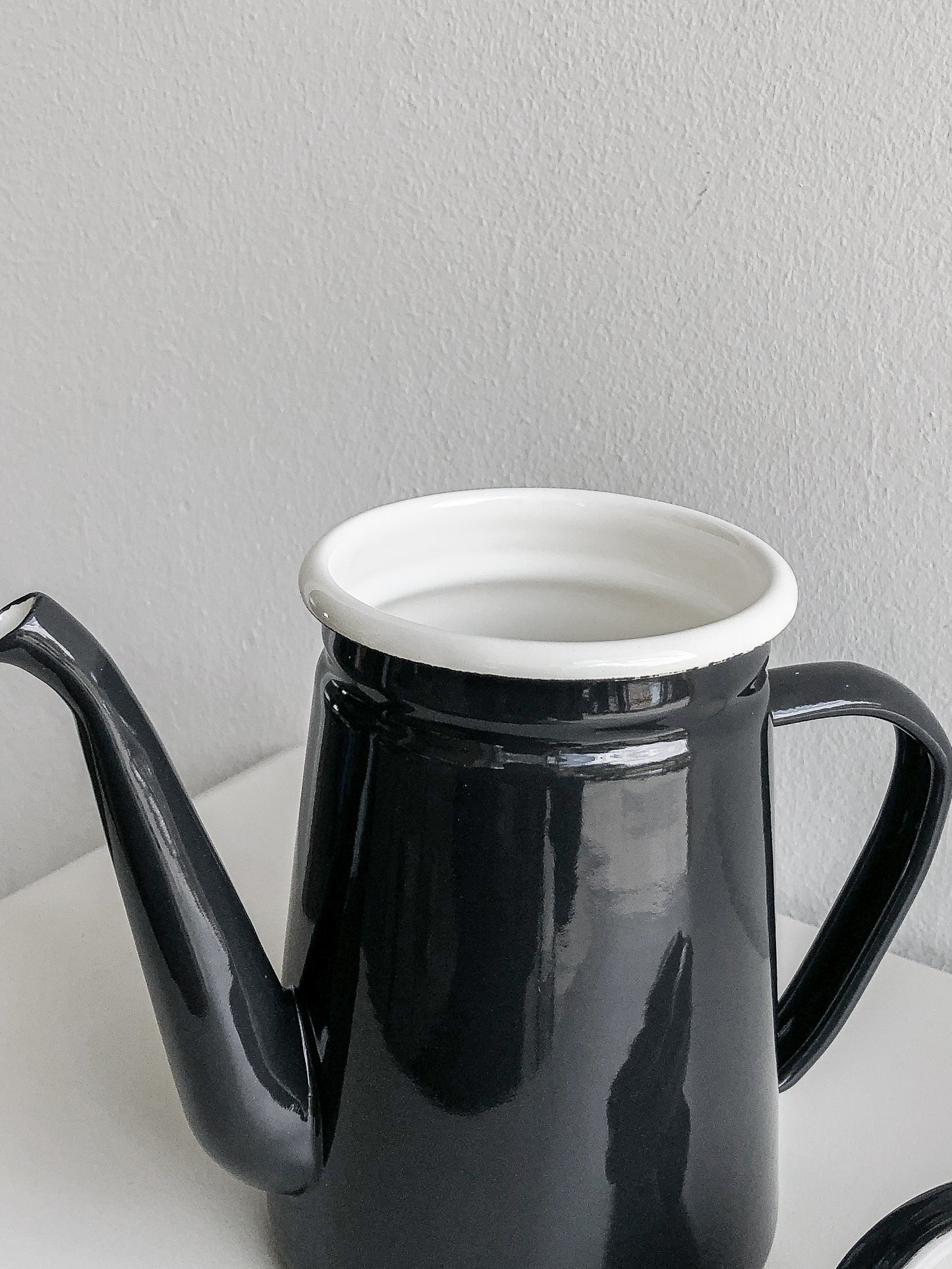 Mono Enamel Coffee Pot by Garden Trading