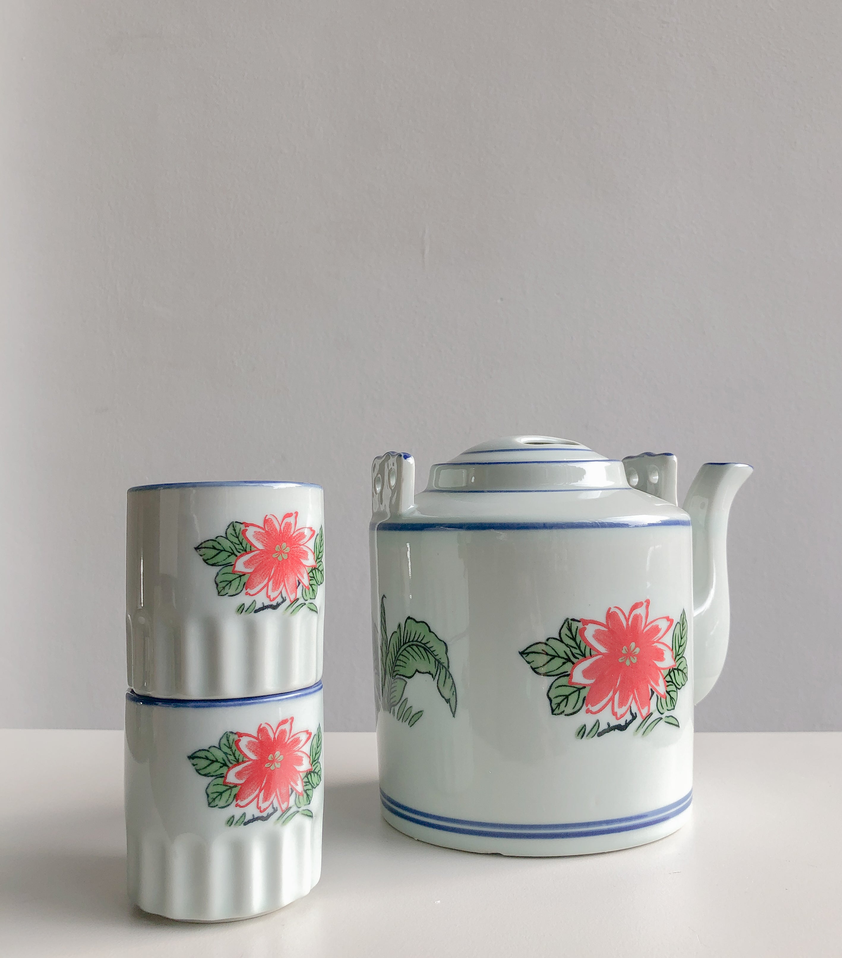 Heritage Rooster Porcelain Cups by PROSE Tabletop