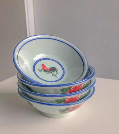 Heritage Rooster Rice Bowls by PROSE Tabletop