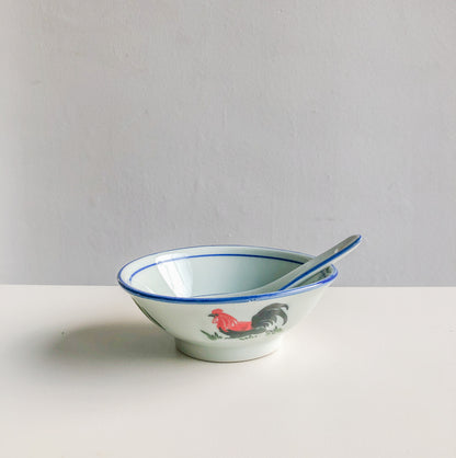 Heritage Rooster Rice Bowls by PROSE Tabletop