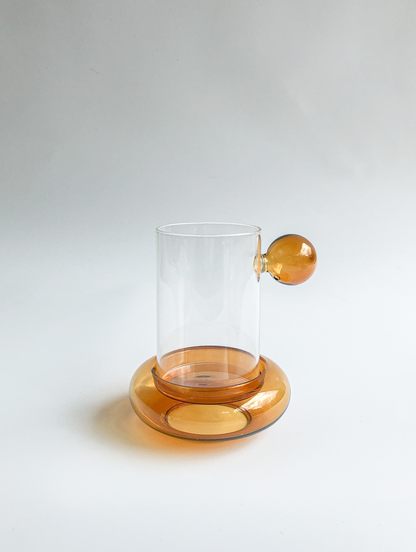 Bubble Coaster Mug in Amber by PROSE Tabletop