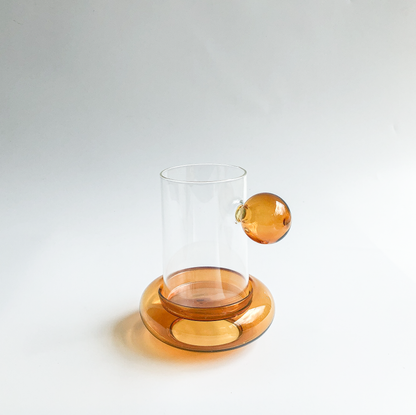 Bubble Coaster Mug in Amber by PROSE Tabletop