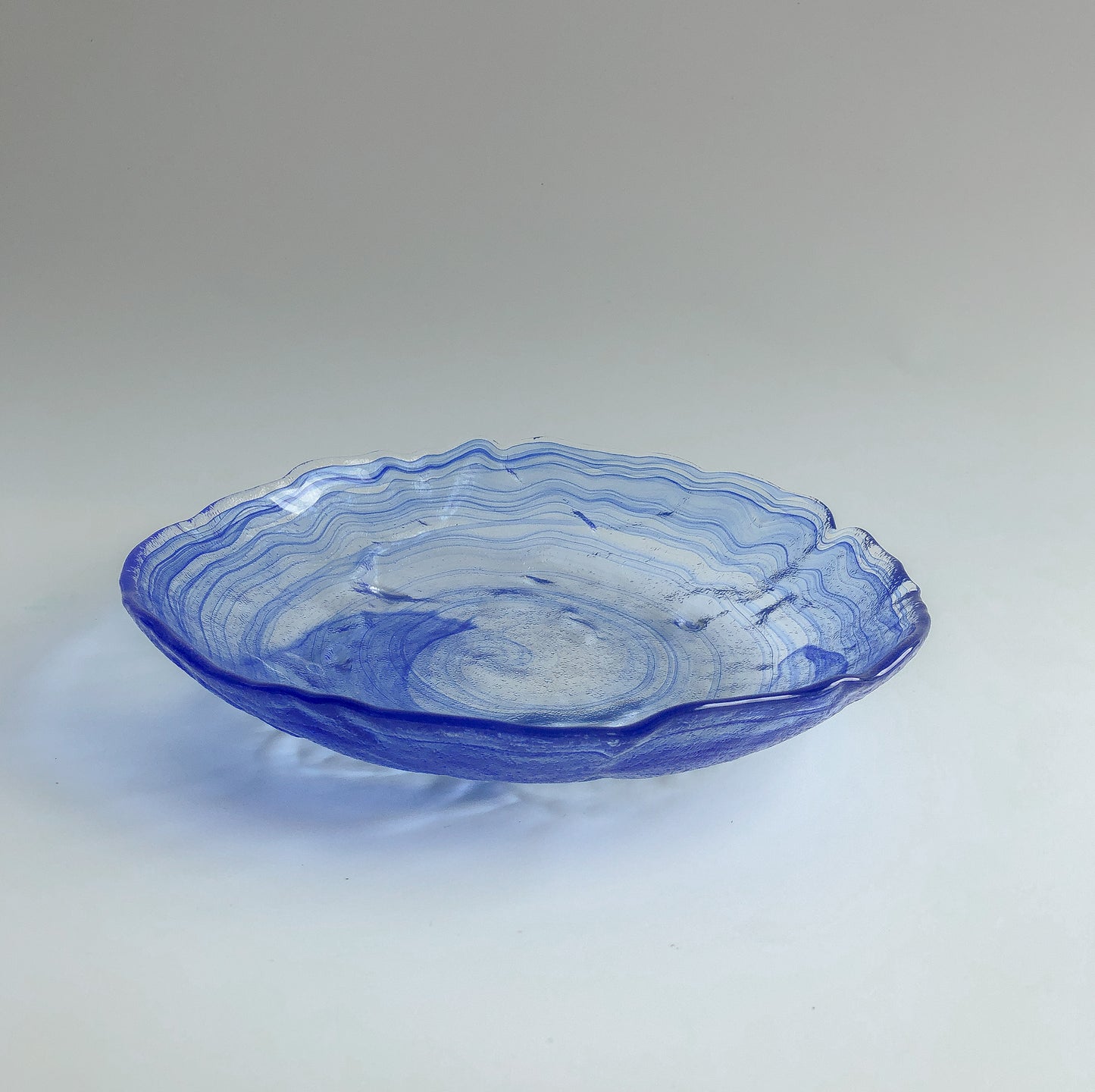 Cobalt Swirl Serving Plates by PROSE Tabletop