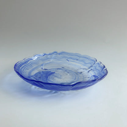 Cobalt Swirl Serving Plates by PROSE Tabletop