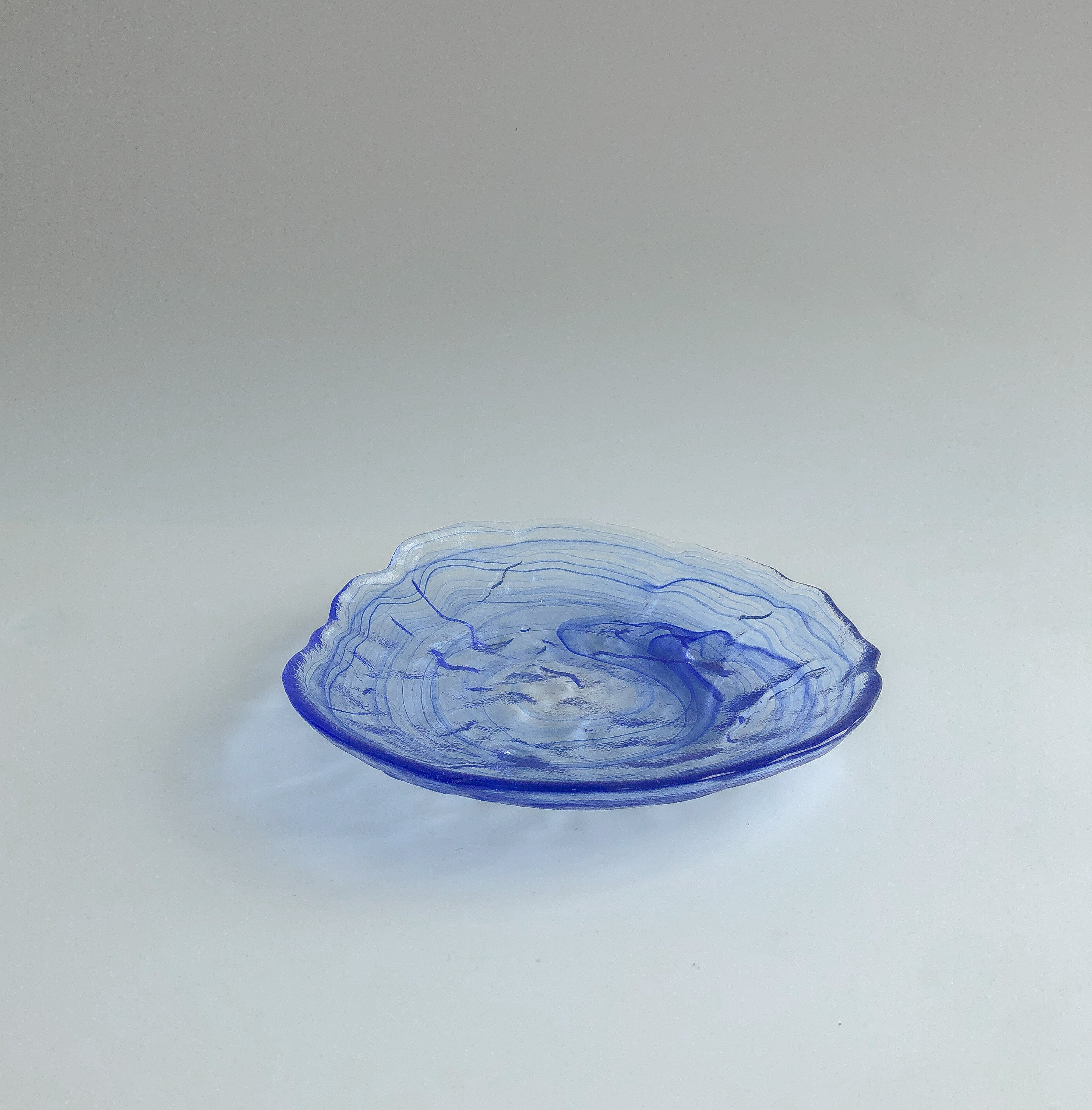 Cobalt Swirl Serving Plates by PROSE Tabletop