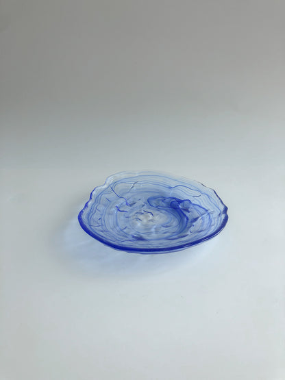 Cobalt Swirl Serving Plates by PROSE Tabletop