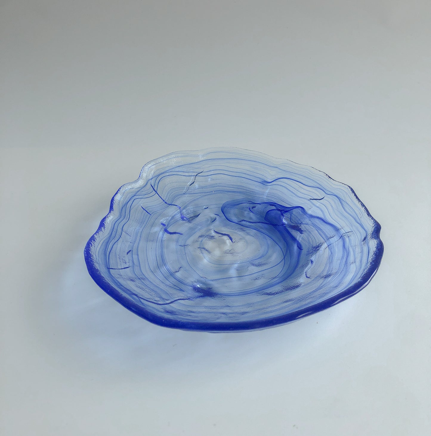 Cobalt Swirl Serving Plates by PROSE Tabletop