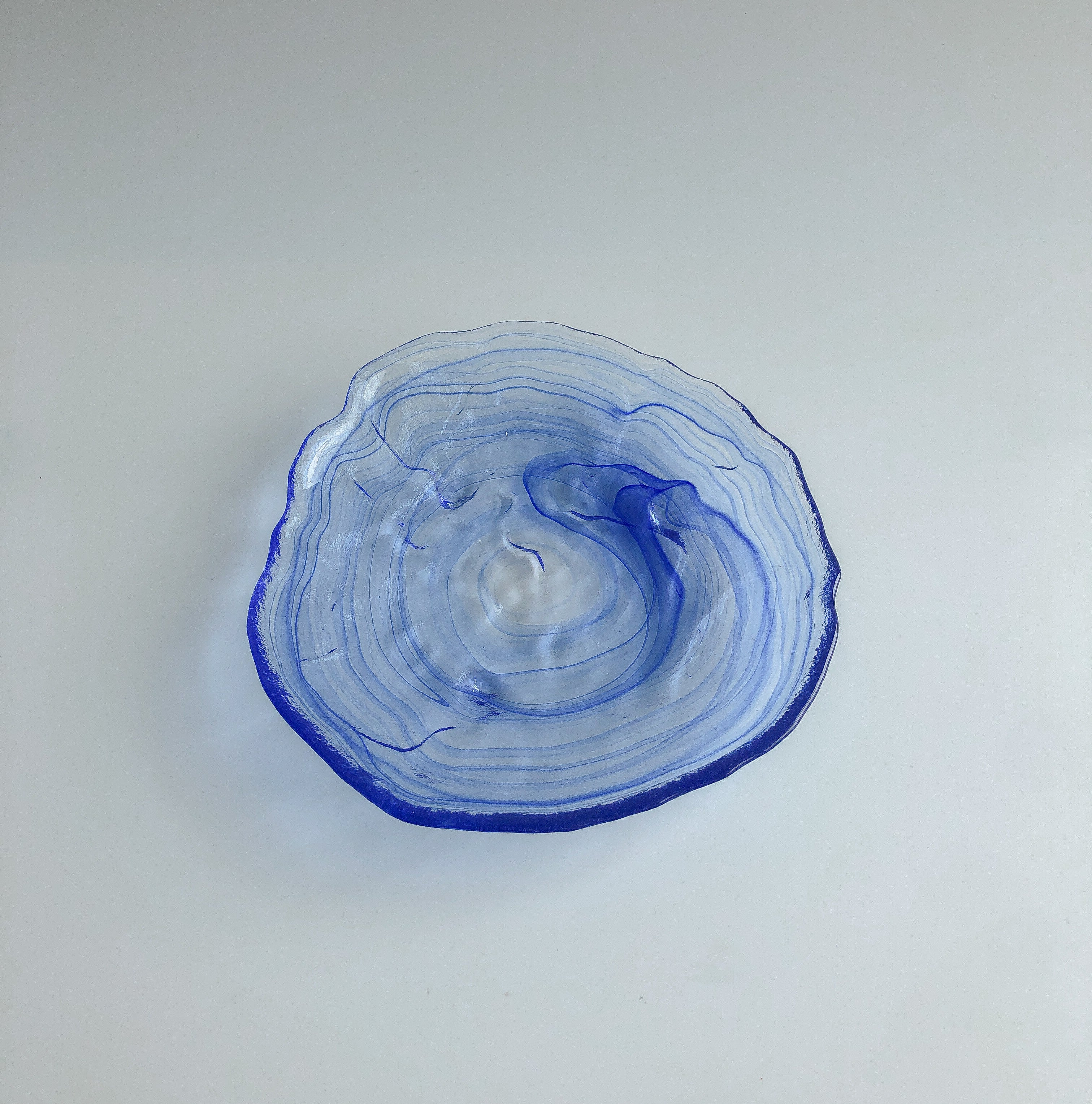 Cobalt Swirl Serving Plates by PROSE Tabletop