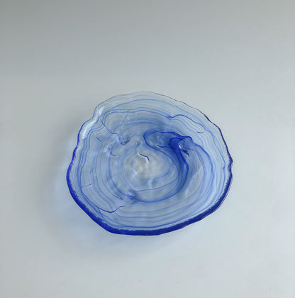 Cobalt Swirl Serving Plates by PROSE Tabletop