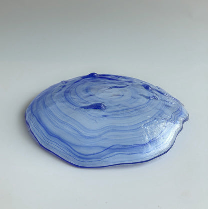 Cobalt Swirl Serving Plates by PROSE Tabletop