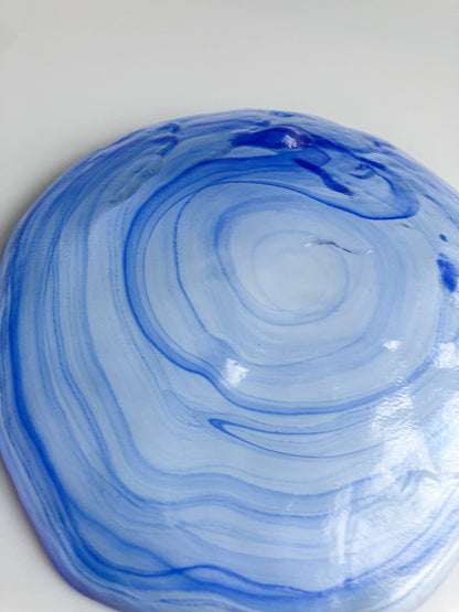 Cobalt Swirl Serving Plates by PROSE Tabletop