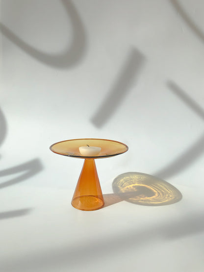 Amber Reversible Tealight & Incense Holder by Prose Décor