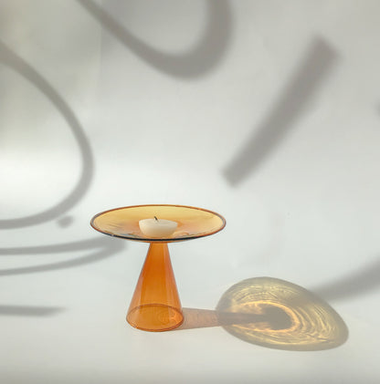 Amber Reversible Tealight & Incense Holder by Prose Décor