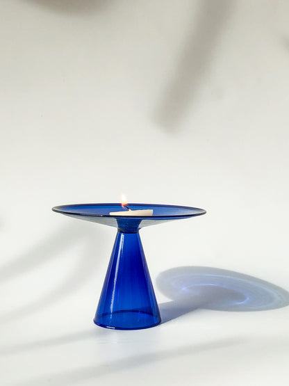 Ultramarine Reversible Tealight & Incense Holder by Prose Décor