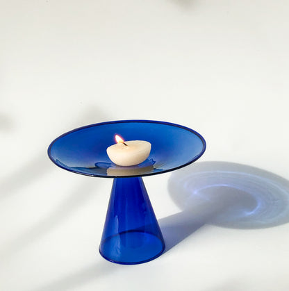 Ultramarine Reversible Tealight & Incense Holder by Prose Décor