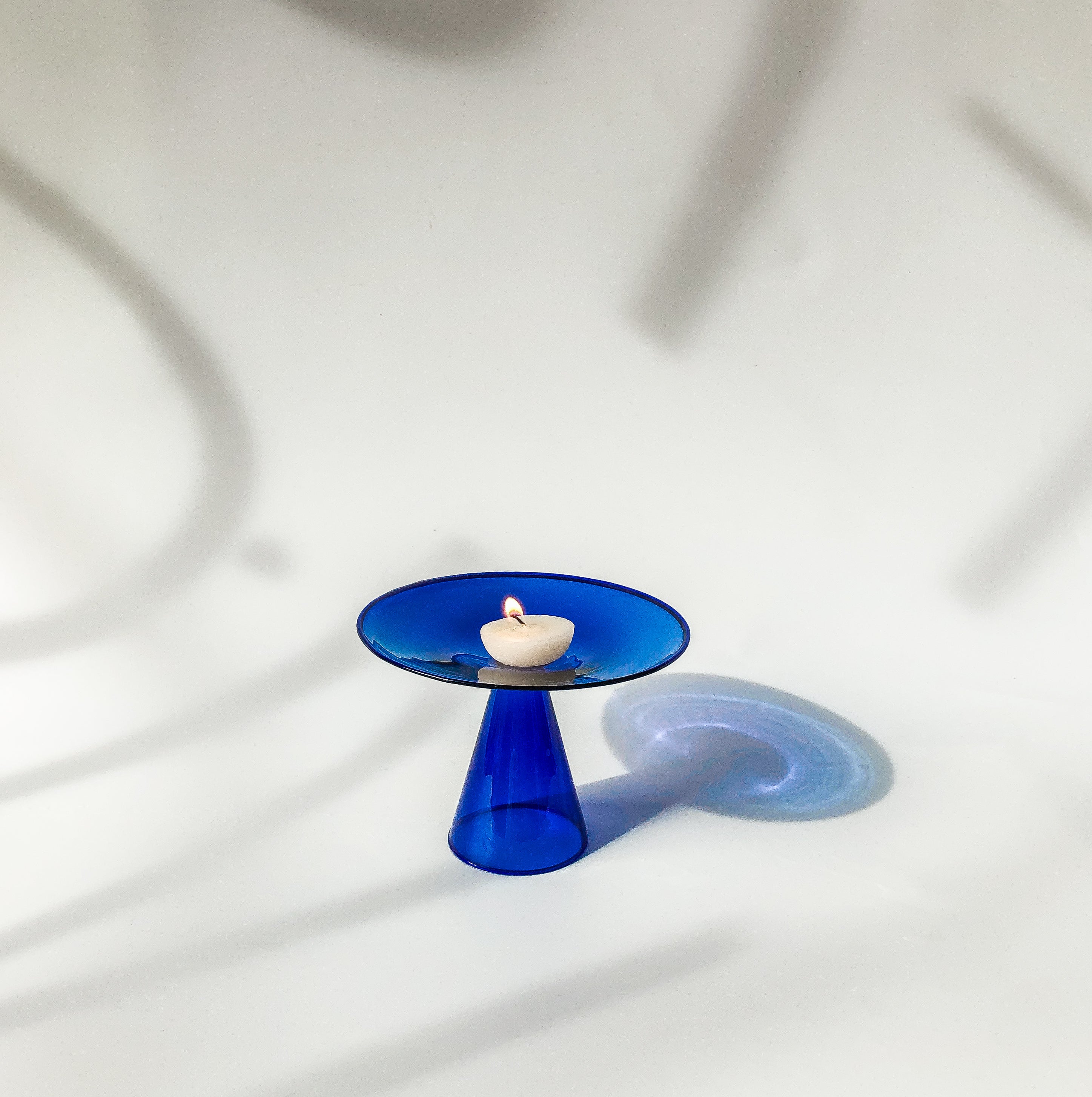 Ultramarine Reversible Tealight & Incense Holder by Prose Décor