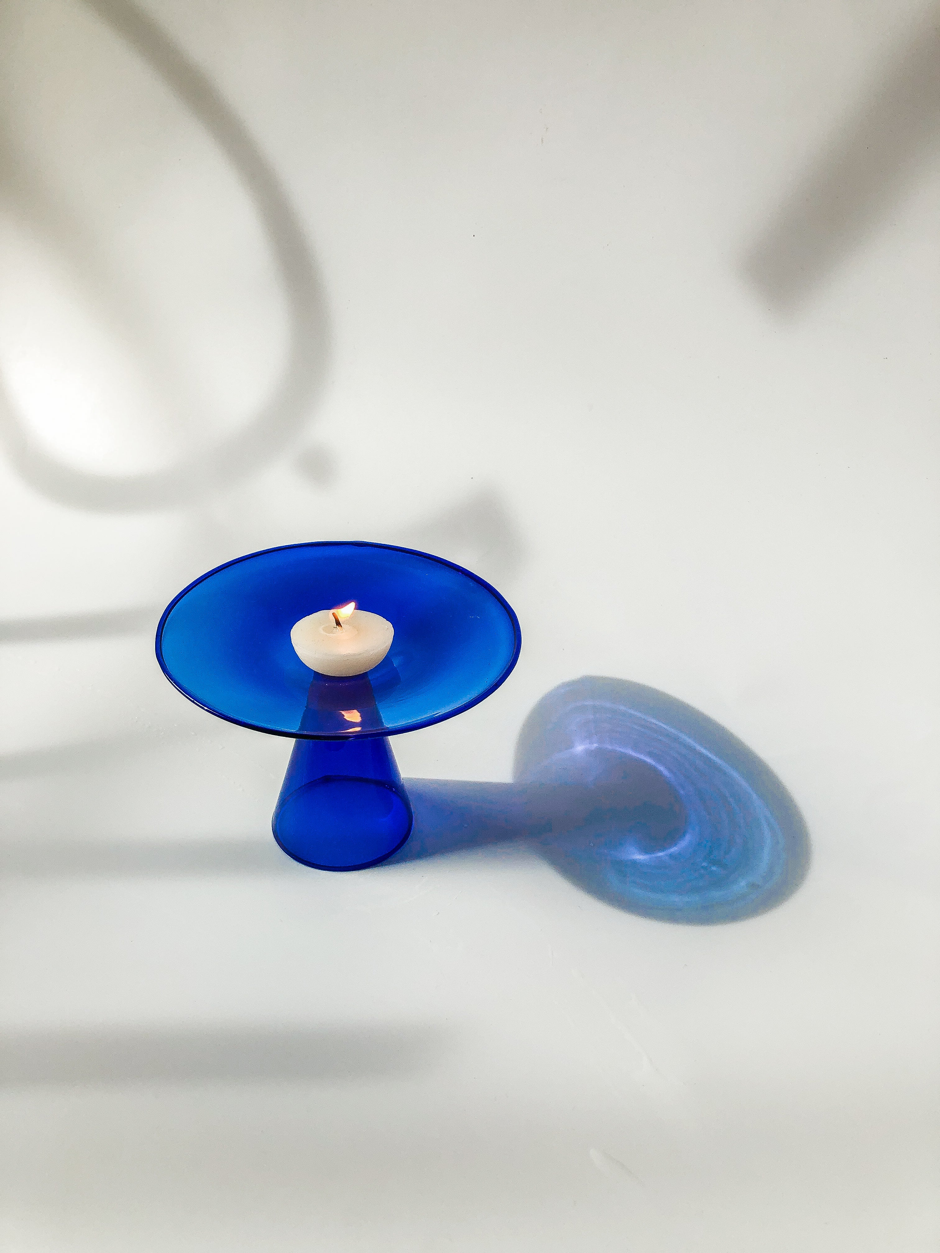 Ultramarine Reversible Tealight & Incense Holder by Prose Décor
