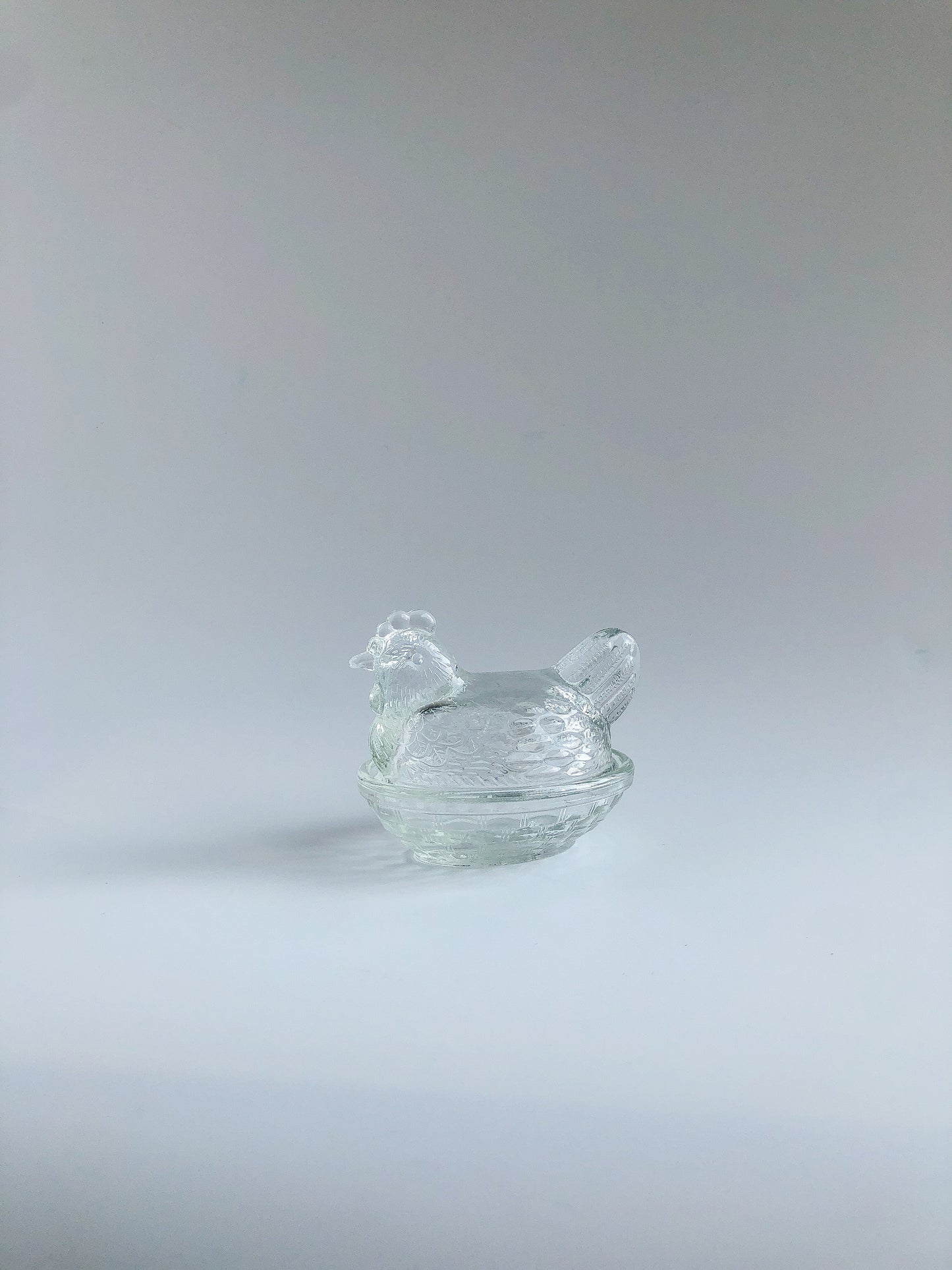 Vintage Glass Butter Dish by PROSE Tabletop