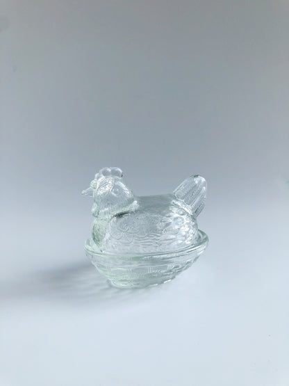 Vintage Glass Butter Dish by PROSE Tabletop