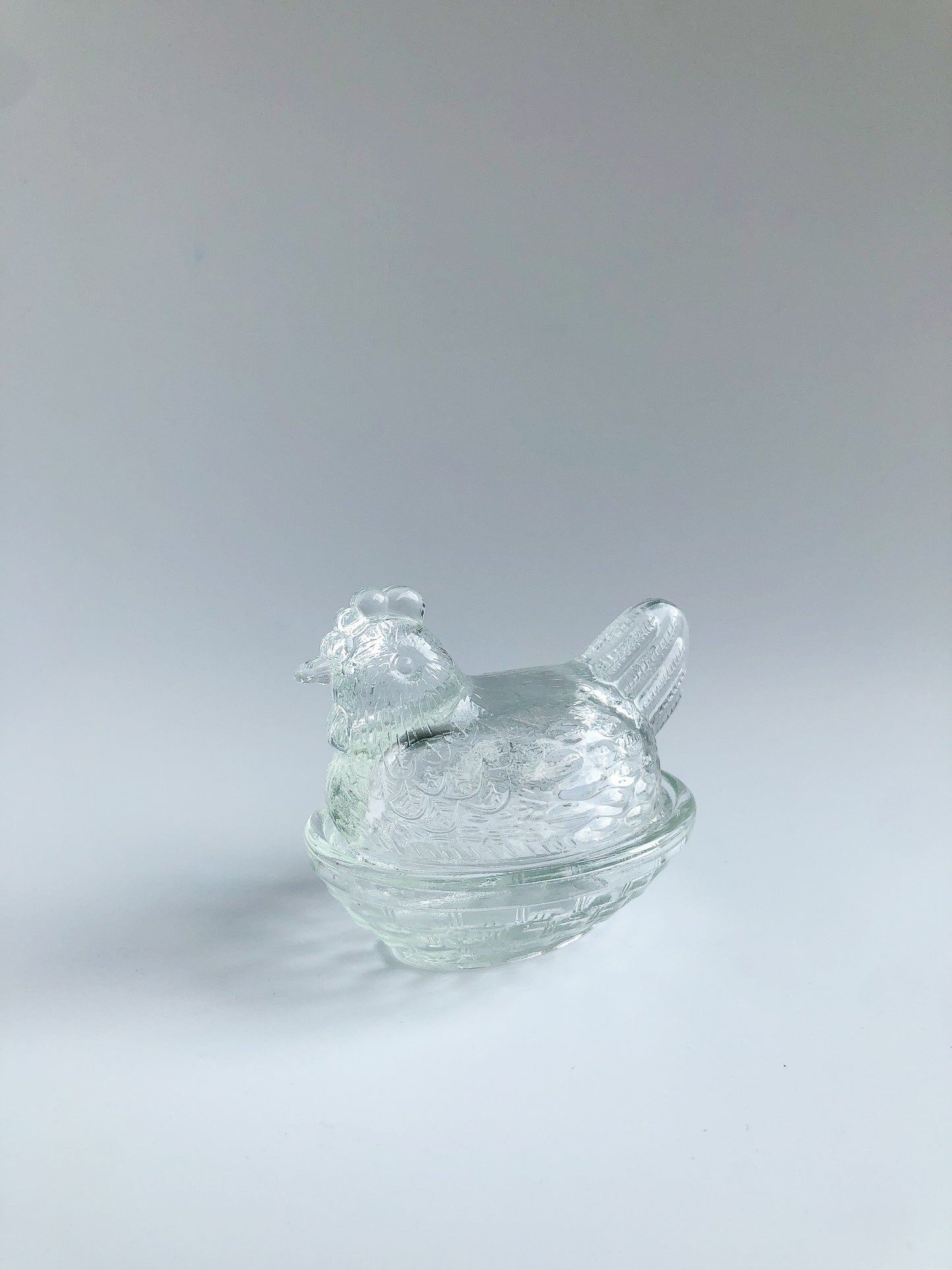 Vintage Glass Butter Dish by PROSE Tabletop