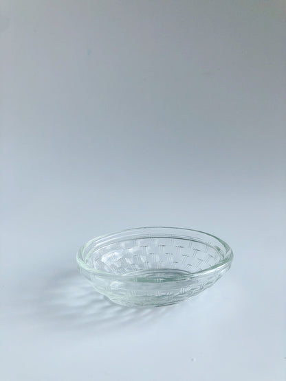 Vintage Glass Butter Dish by PROSE Tabletop