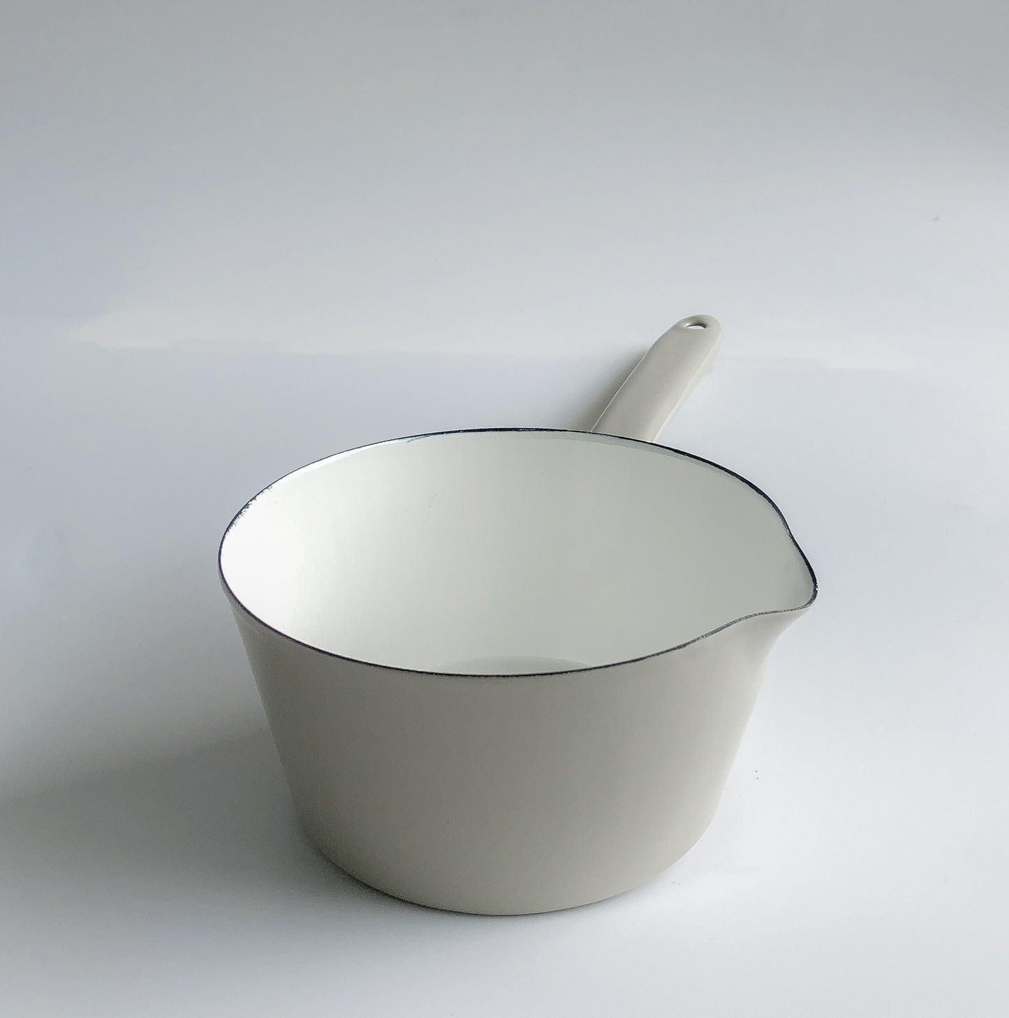 Grey Enamel Milk Pan by Garden Trading