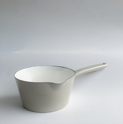 Grey Enamel Milk Pan by Garden Trading