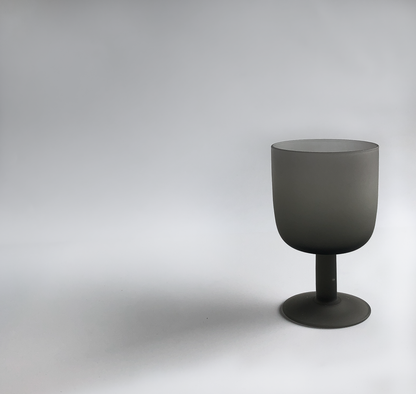 Matte Grey Goblet  by PROSE Tabletop