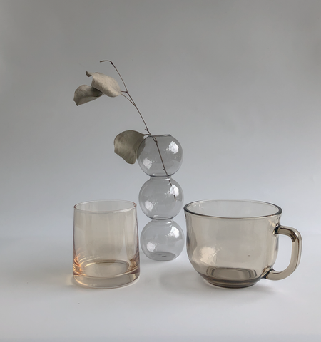 Cappucino Mug in Grey by PROSE Tabletop