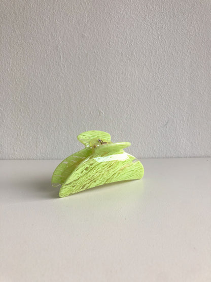 Vaporwave Hair Claw in Lime by Veronique