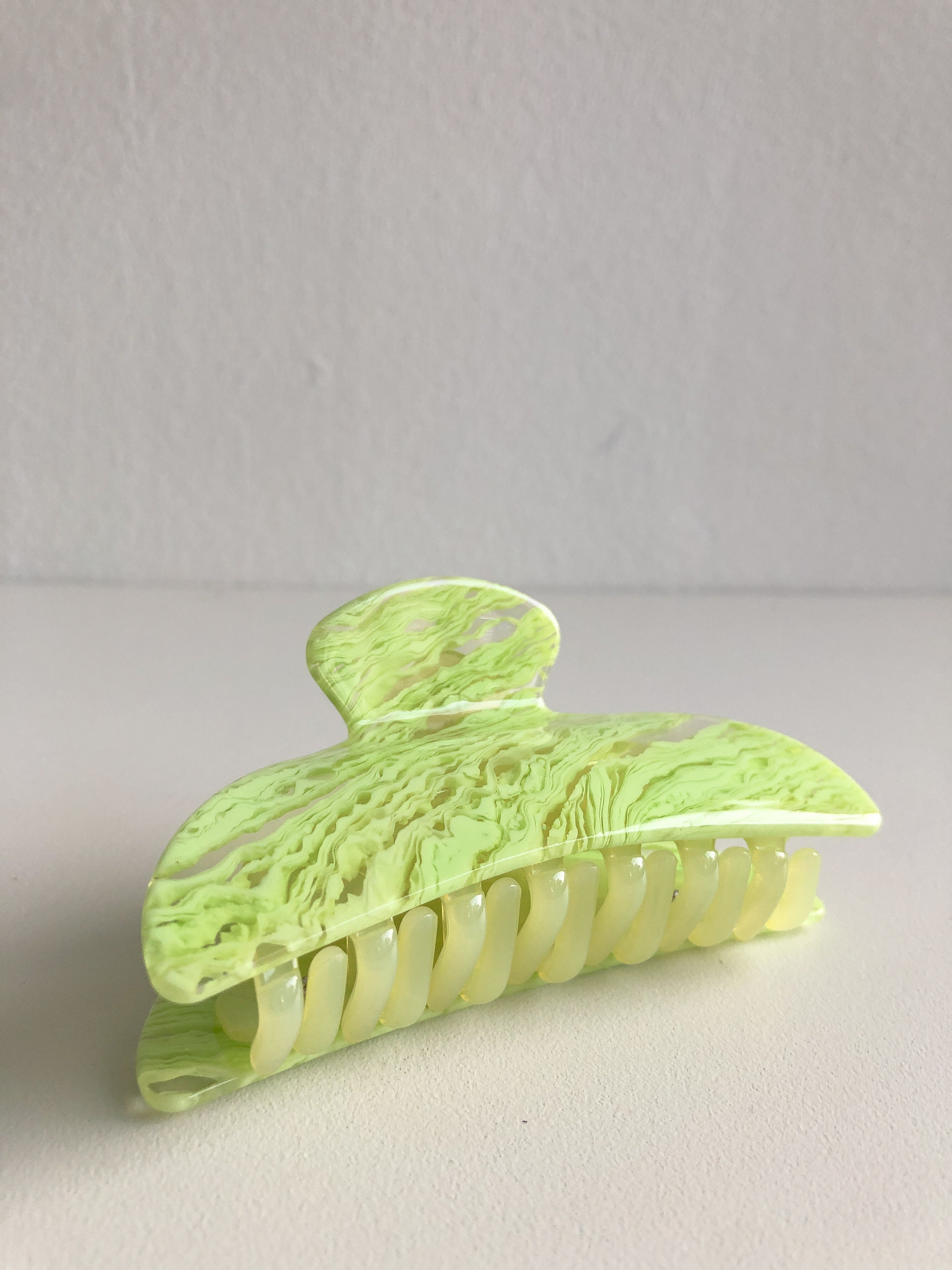 Vaporwave Hair Claw in Lime by Veronique