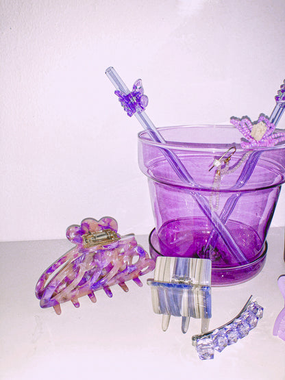 Berries and Cream Mini Claw Clip by Veronique