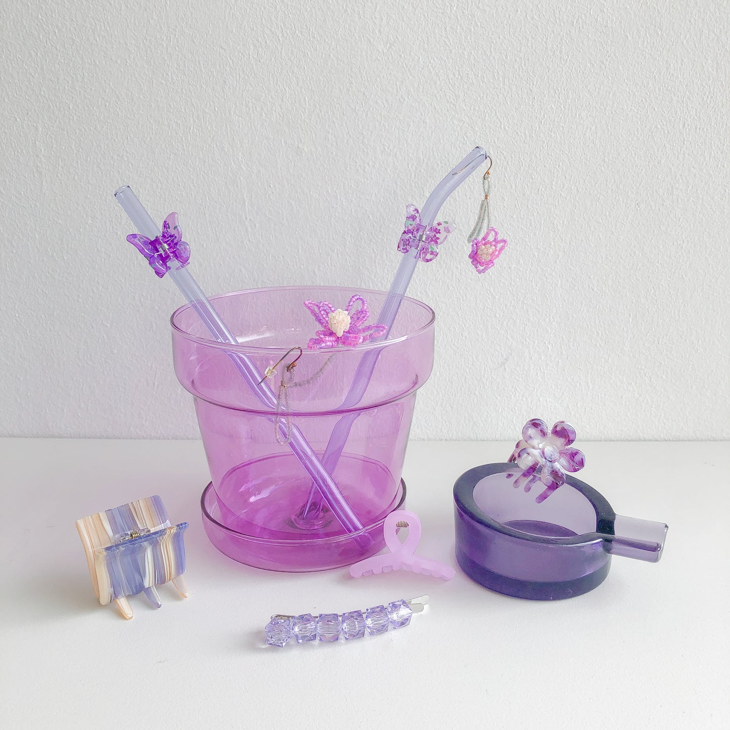 Berries and Cream Mini Claw Clip by Veronique