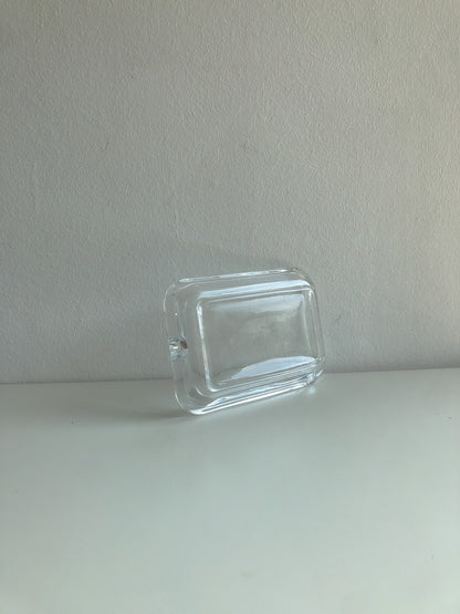 Clear Glass Soap Dish by PROSE Décor