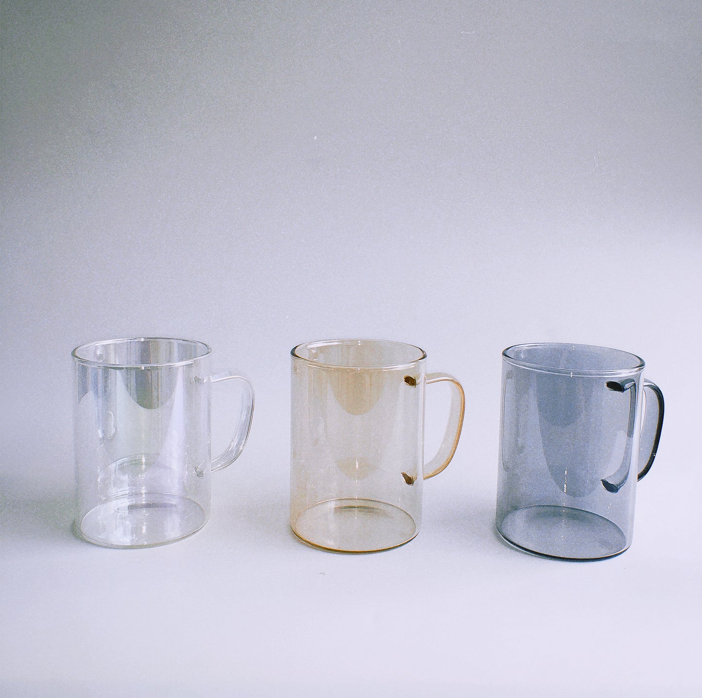 Grey Glass Coffee Mug by PROSE Tabletop