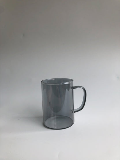 Grey Glass Coffee Mug by PROSE Tabletop