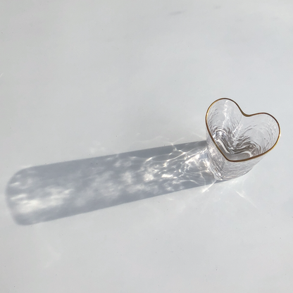 Crystal Heart Brush Holder by Veronique