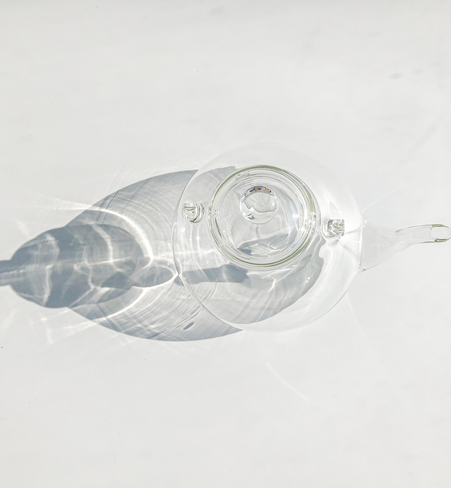 Glass Kettle with Oak Handle by PROSE Tabletop