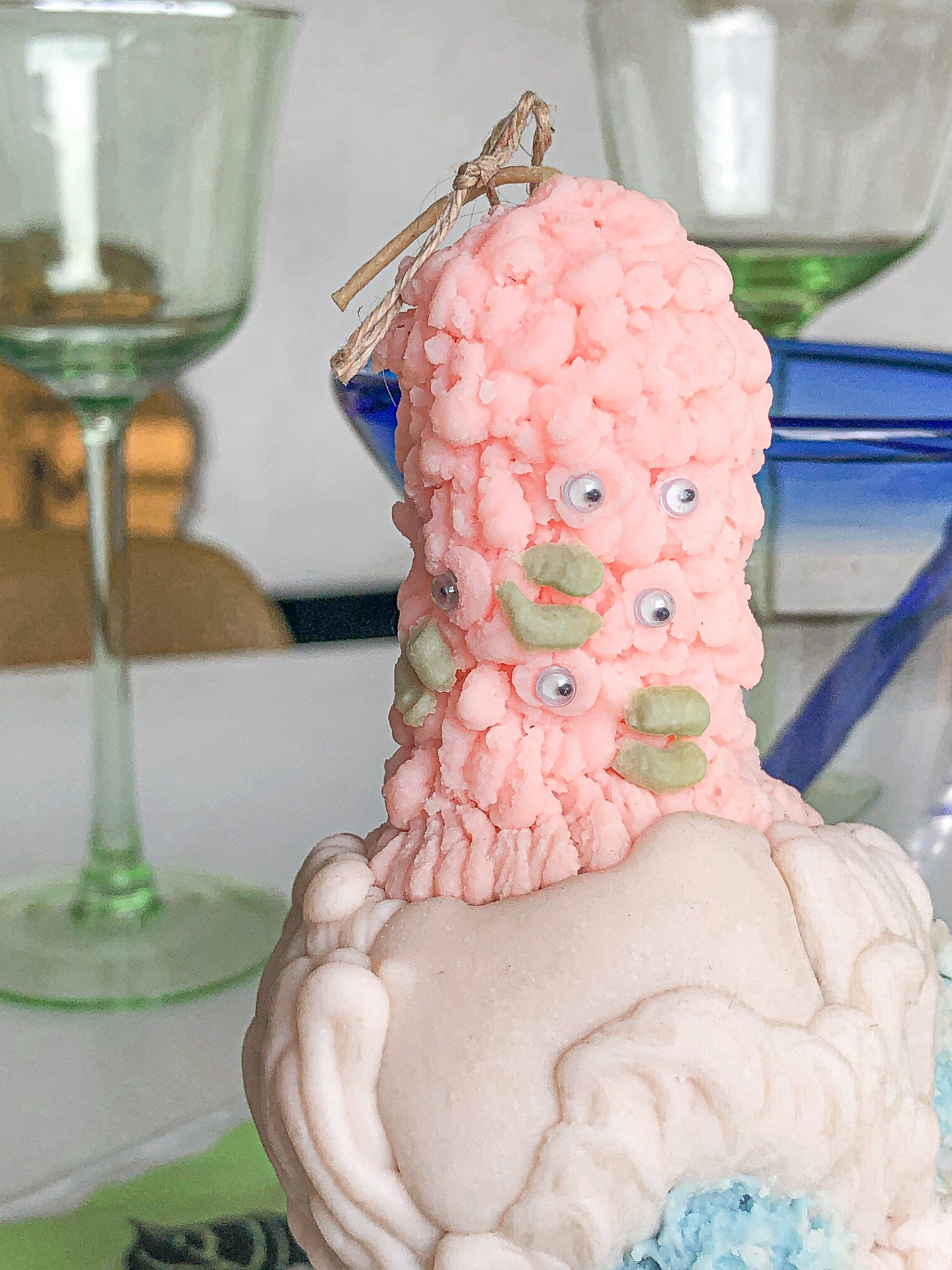 Brain Monster Candle by nag.19