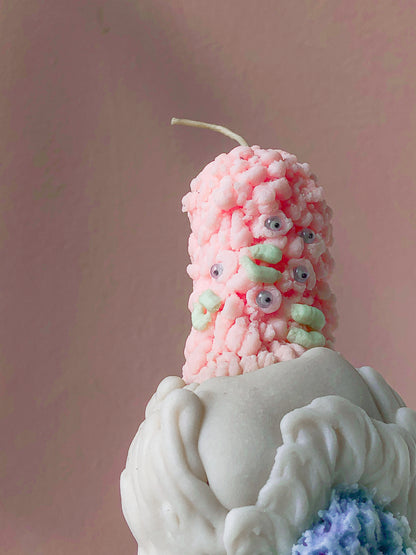 Brain Monster Candle by nag.19