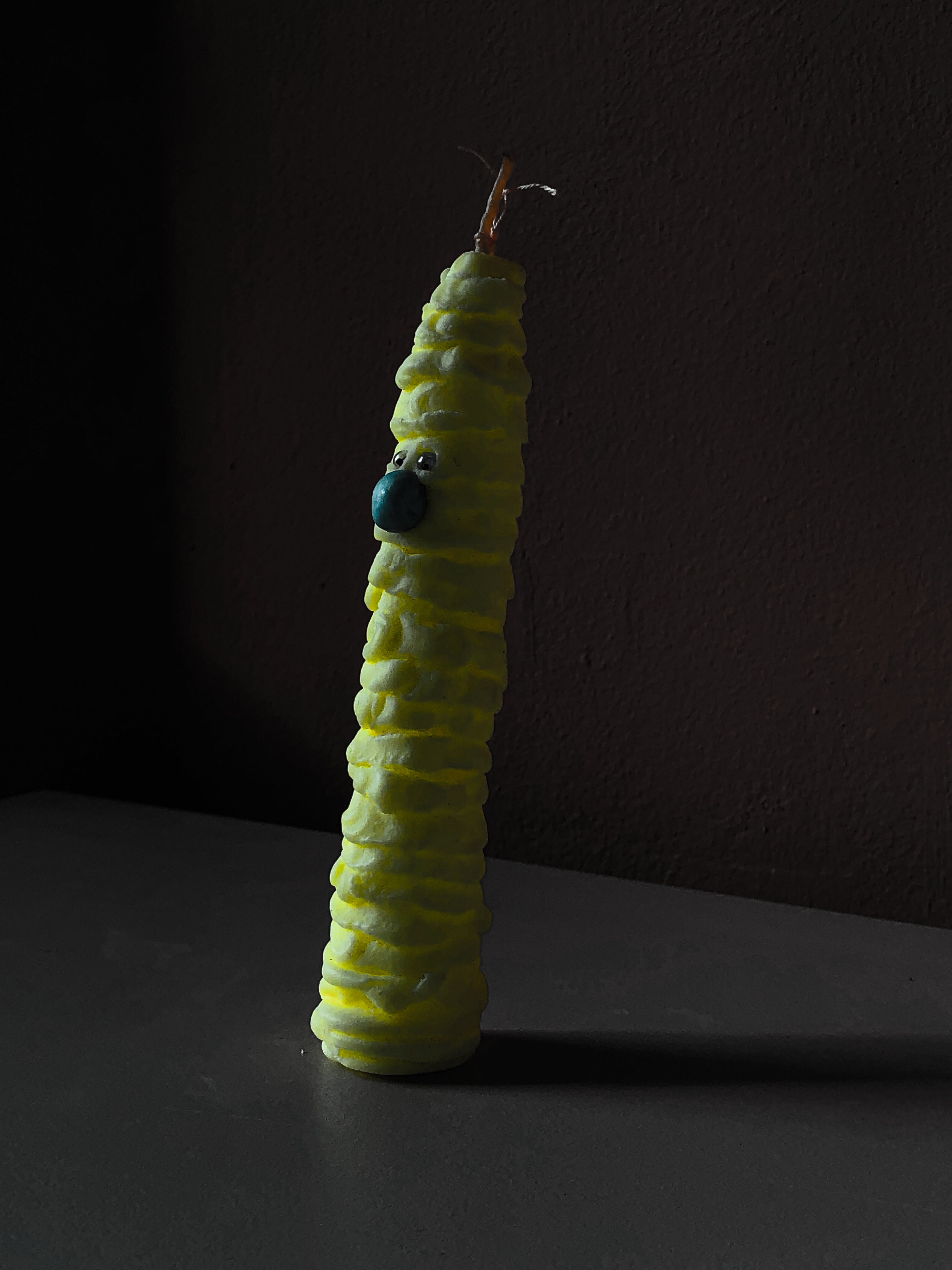 Yellow Monster Candle by nag.19