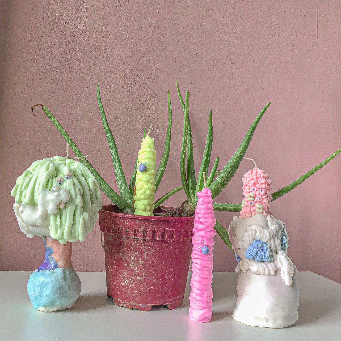 Brain Monster Candle by nag.19