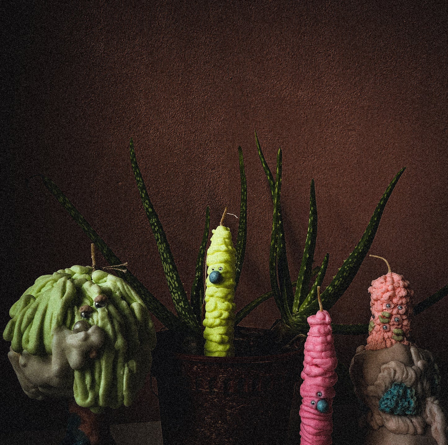 Brain Monster Candle by nag.19