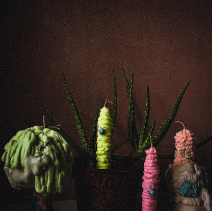 Brain Monster Candle by nag.19