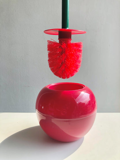 Cherry Toilet Brush with Holder by PROSE Décor