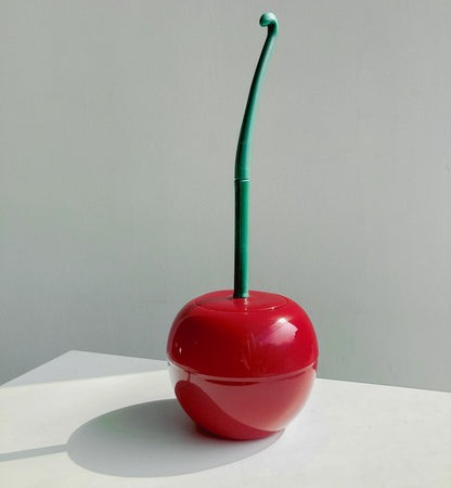 Cherry Toilet Brush with Holder by PROSE Décor